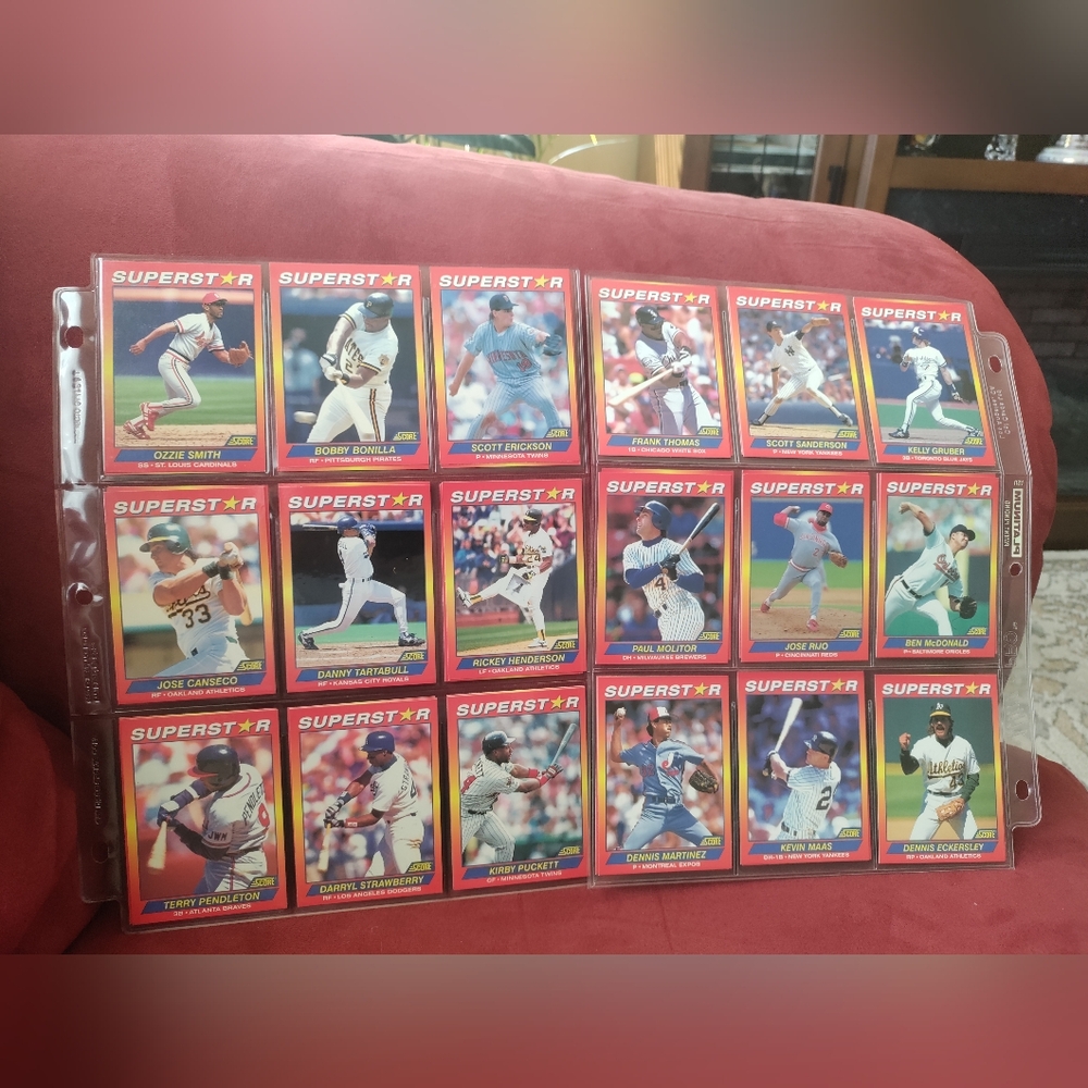 Collectibles..LOT OF 90 SCORE SUPERSTAR CARDS 1991.Great Conditions